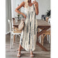 🌸✨Maxikleid mit V-Ausschnitt & ärmellosem Design – schmeichelt jeder Figur, knitterarm & leicht zu kombinieren – zu Sandalen, Sneakern oder High Heels