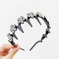Set mit gewelltem Kristall-Haarreif – Leichtes, rutschfestes, feminines Haaraccessoire, funkelnder, kristallbesetzter Haarreif in Wellenform für Hochzeiten und den Alltag, feminine Accessoires