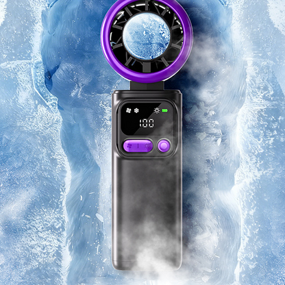 ❄️🌬️ 50% RABATT! Tragbarer Kühlventilator mit Eiskompressionsplatte – Verdunstungskühlung, 3 Stufen & Akku – Perfekt für heiße Tage, Büro & Outdoor ✨