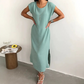👗Ärmelloses Sommerkleid mit Seitenschlitz für Damen