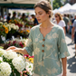 ⌛ Nur solange Vorrat reicht – danach regulärer Preis! Sommerliches Damen-Top mit Blumenmuster und Rüschenärmeln
