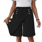 🔥 Letzter Tag! 50% Rabatt Damen Wickel-Skort knielang 🌿 Asymmetrischer Retro-Hosenrock mit Taschen – figurfreundlich & alltagstauglich