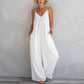 🌺Rückenfreier Jumpsuit für Damen mit Spaghettiträgern