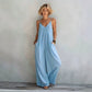 🌺Rückenfreier Jumpsuit für Damen mit Spaghettiträgern