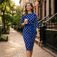 🌺Elegantes Retro-Kleid mit Polka-Dots für Damen
