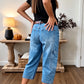 📢Mid-Season Sale: −50% nur für kurze Zeit⏰Lässige, elastische, verkürzte Jeanshose für Damen