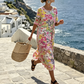 👗50% RABATT!🌺Damen Blumenprint lockeres Kleid