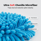 🧹 Ersatz-Mopkopf aus Chenille für Spinnmopp – hochwertiges Material, saugstark & langlebig – passend für die gängigsten Spinnmopp-Modelle