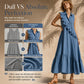 👗Ärmelloses Sommerkleid für Damen mit Rüschen vorne