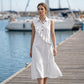 👗Ärmelloses Sommerkleid für Damen mit Rüschen vorne