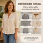 👚✨ Elegantes Damenoberteil mit Rüschen und V-Ausschnitt – feminin, luftig & vielseitig – perfekt für Alltag, Büro & besondere Anlässe