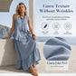 🌺Ärmelloses Maxikleid mit Rüschen für Damen