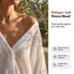📢📢50% RABATT !!⏰Damen Leichtes Sonnenschutz-Shirt – Tiefer V-Ausschnitt, Laternenärmel, Transparente Lage ☀️