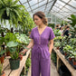 ⌛Zeitlich begrenztes Angebot – Jumpsuit für Damen mit tailliertem Schnitt und V-Ausschnitt