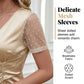 👗✨ Figurbetontes, plissiertes Kleid mit V-Ausschnitt, ideal für Galadinner und Partys