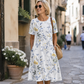 🌺50% RABATT!Damen Freizeitkleid mit Blumendruck