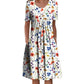 🌺50% RABATT!Damen Freizeitkleid mit Blumendruck