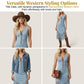 🌺Retro Western Fransen Ärmelloses Slim-Kleid