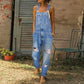 ✨Lässiger Jeans-Overall für Damen im Distressed-Look 【2 kaufen, versandkostenfrei】