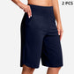👖 LETZTER TAG SONDERVERKAUF 50% RABATT! Hochtaillierte Damen Yoga-Shorts mit Seitentaschen – 8 Farben, elastisch & bequem für Sport und Alltag