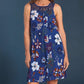 🌺Modisches, ärmelloses Damenkleid mit Aufdruck