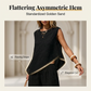 📊 Über 200.000 Verkäufe – Dankeschön mit 50% Rabatt! Set aus einer asymmetrischen Weste und einer Hose mit weitem Bein für Damen