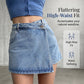 ✨Damen-Sommer-Jeansrock mit hoher Taille