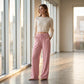 ✨Lässige Damenhose mit weitem Bein und Kordelzug