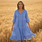 🌟 Der Look, den alle suchen – bei uns 50% günstiger! Sommerkleid für Damen in A-Linie mit Stufenschnitt und Quasten