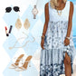 ⌛Zeitlich begrenztes Angebot – Ärmelloses Damenkleid im Boho-Stil