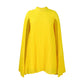 Mini-Kleid für Damen mit Rundhalsausschnitt und Cape-Ärmeln