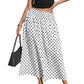 ⏳Zeitlich begrenzter 50% Rabatt⏰Damen Gepunkteter Midi-Rock🌟👗