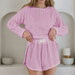 🌺Zweiteiliges Sommer-Set aus Lochstrick für Damen