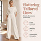 ✨Eleganter, schmal geschnittener Jumpsuit mit Perlenverzierung
