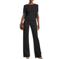 ✨Eleganter, schmal geschnittener Jumpsuit mit Perlenverzierung