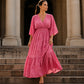 🛍️ 50 % Rabatt – Elegantes V-Ausschnitt-Kleid mit floralem Print – weich fallender Stoff, schmeichelhafte Passform & vielseitig kombinierbar 🌸