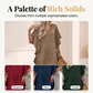 Einfarbiges kurzes Damenkleid mit V-Ausschnitt und Rüschenärmeln