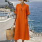 👗Lässiges Sommerkleid mit Knöpfen für Damen