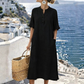 👗Lässiges Sommerkleid mit Knöpfen für Damen
