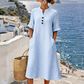 👗Lässiges Sommerkleid mit Knöpfen für Damen