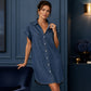 👗Lässiges Jeanskleid für Damen