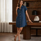 👗Lässiges Jeanskleid für Damen