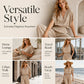 ✨Damen Freizeit-Baumwoll-Leinen-Loungewear-Set
