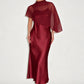 ✨👗Elegantes zweiteiliges Kleiderset für Damen mit Cape