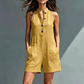Sommer-Jumpsuit für Damen mit Stehkragen
