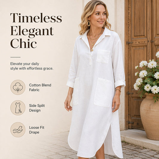 🌺Lässiges, locker sitzendes Maxikleid für Damen