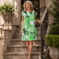 🏖️Sommer-Sonderangebot: 60 % Rabatt🏝️👗Locker sitzendes Tunika-Kleid für Damen mit Blumenmuster und Taschen✨