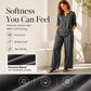 ✨Set aus Freizeithemd und Hose mit weitem Bein für Damen