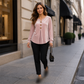 ✨🛍️50 % Rabatt - Entspannte Samtbluse - Leicht & gepflegter Look für tägliche Eleganz