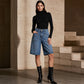 👖Klassische, kurz geschnittene Jeans mit geradem Bein für Damen